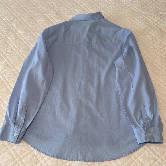 🔥 GAP Linen Blend Easy Shirt | Classic Blue | Size XL | Coastal Grandmother - Picture 3 of 5